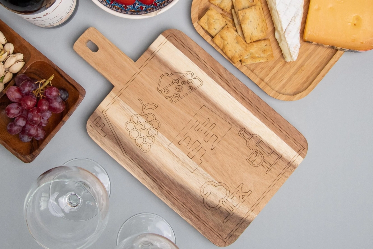 Laserdesign: Maak je eigen borrelplank